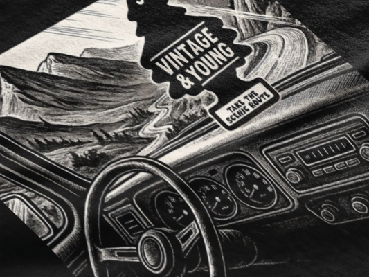 Take The Scenic Route 2.0 Premium Vintage Garment-dyed Tee