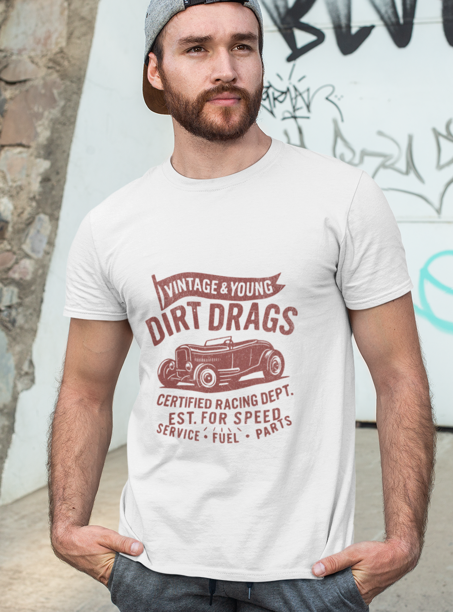 Dirt Drags Premium Vintage Garment-dyed Tee