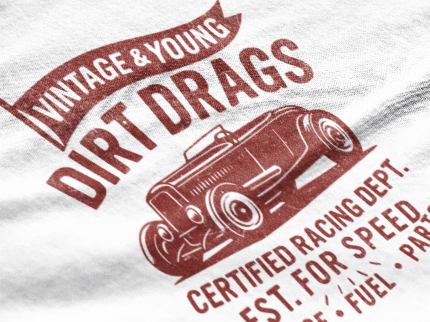 Dirt Drags Premium Vintage Garment-dyed Tee