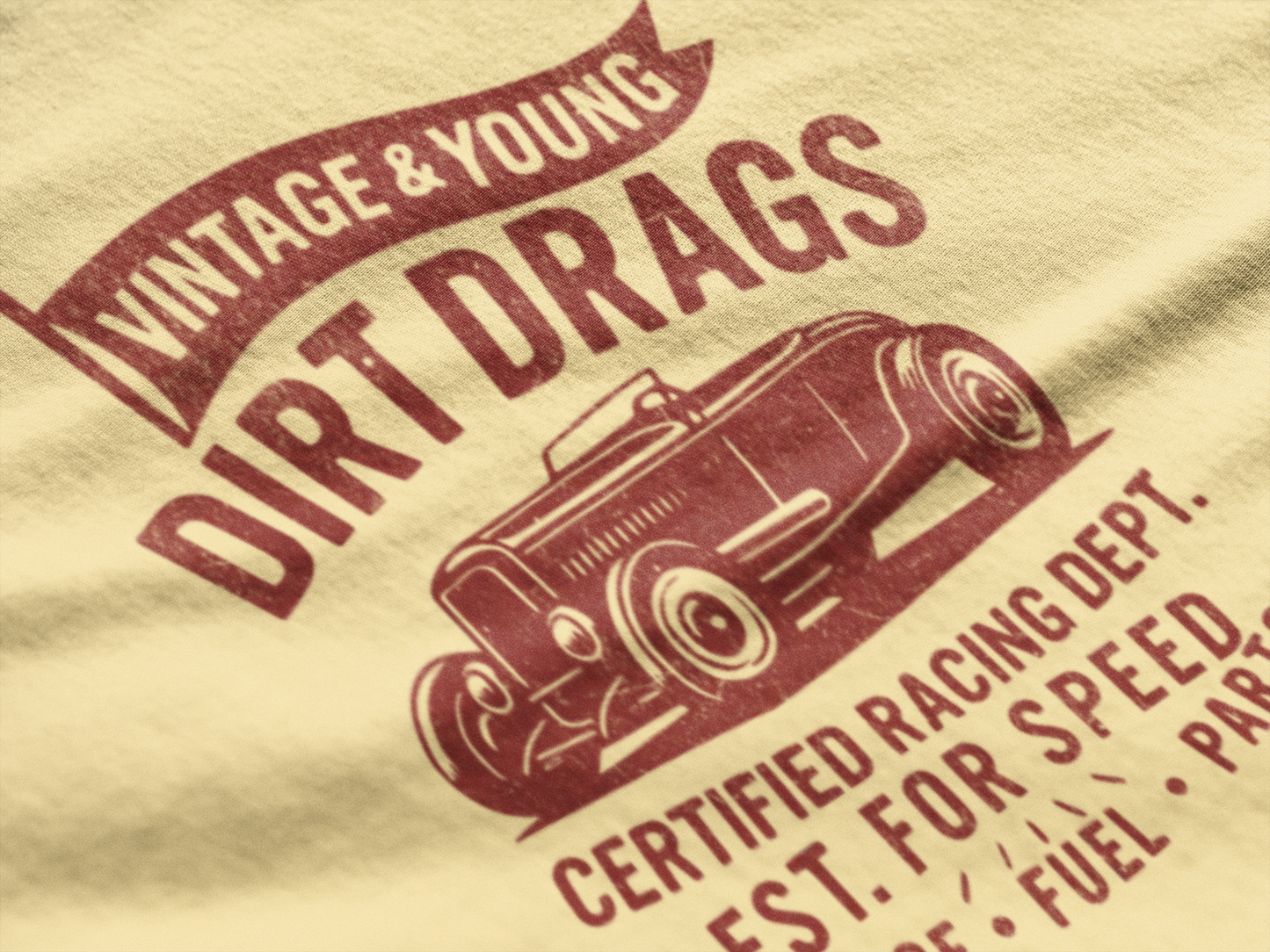 Dirt Drags Premium Vintage Garment-dyed Tee