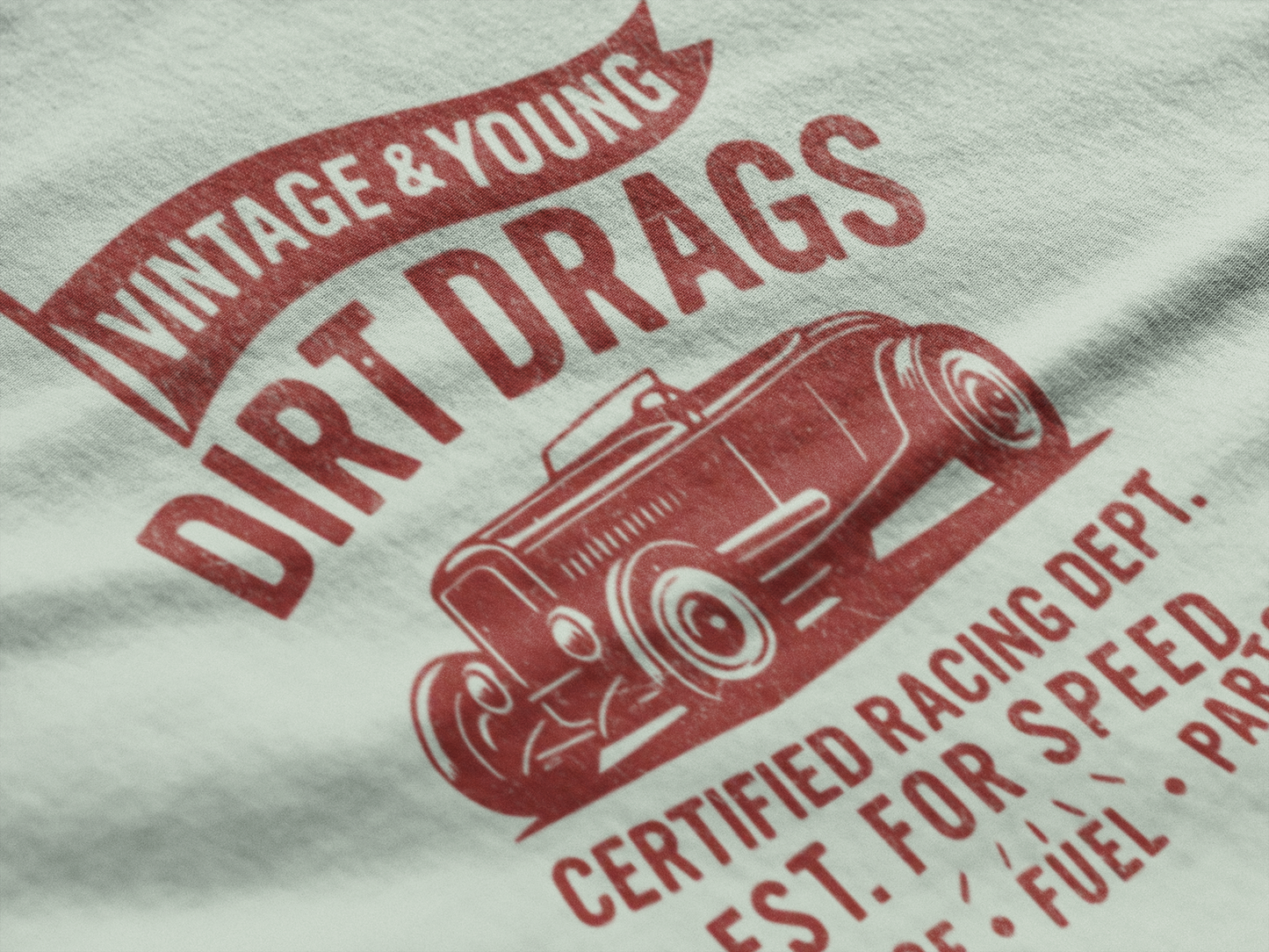 Dirt Drags Premium Vintage Garment-dyed Tee