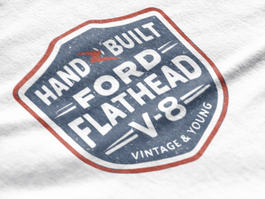 Hand Built Flathead Hot Rod Tee