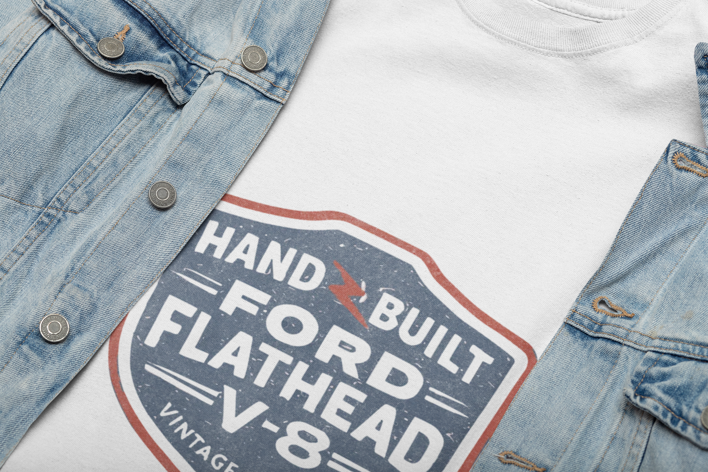 Hand Built Flathead Hot Rod Tee