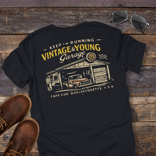 Keep Em' Running Garage Tee
