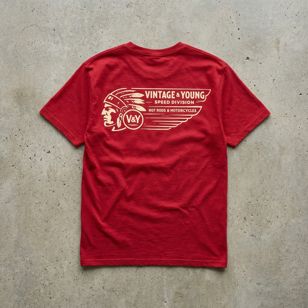 V&Y Indian Speed Div. Tee (Back Print)