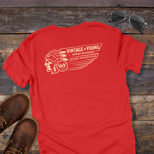 V&Y Indian Speed Shop Garage Tee
