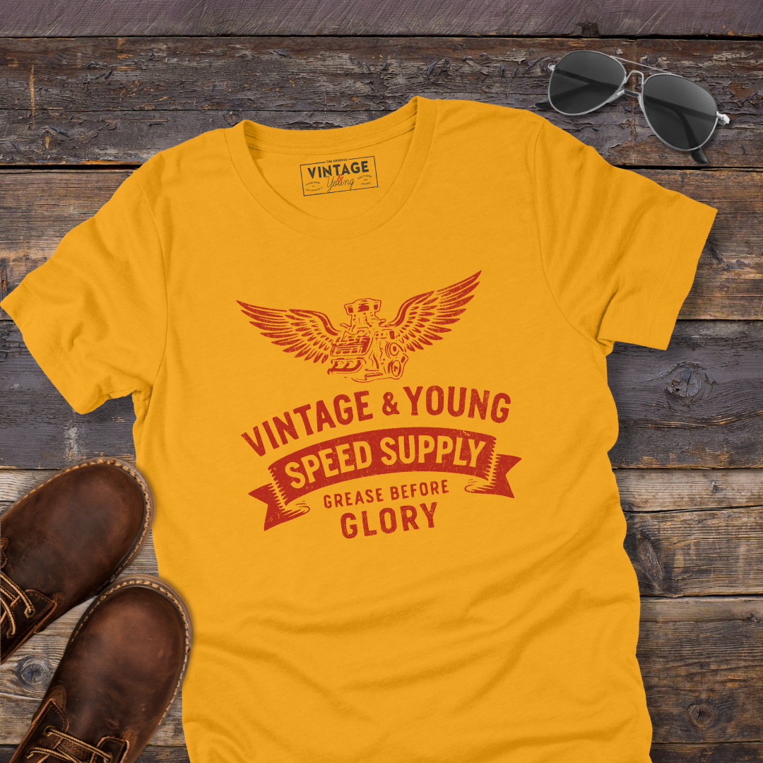 Speed Supply Winged Motor Tee