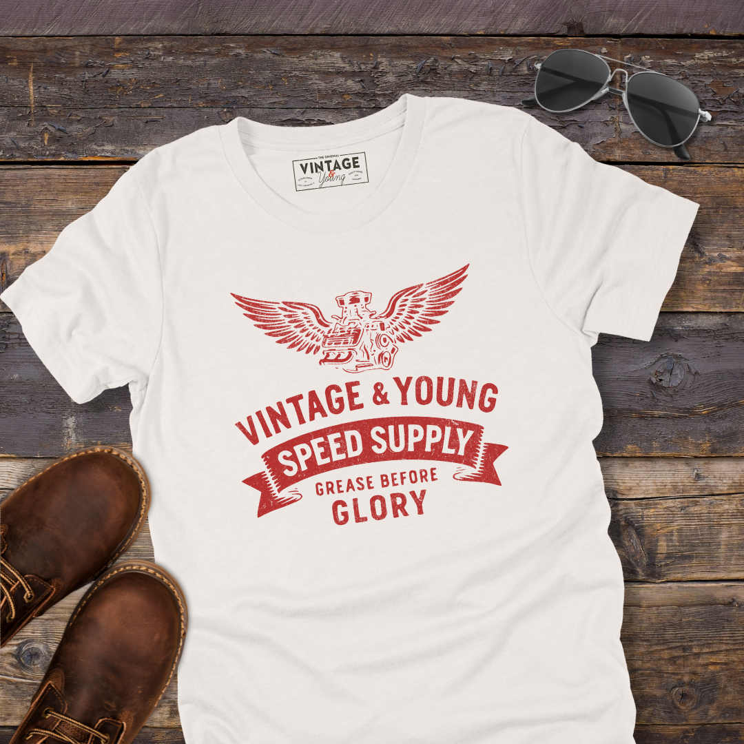 Speed Supply Winged Motor Tee