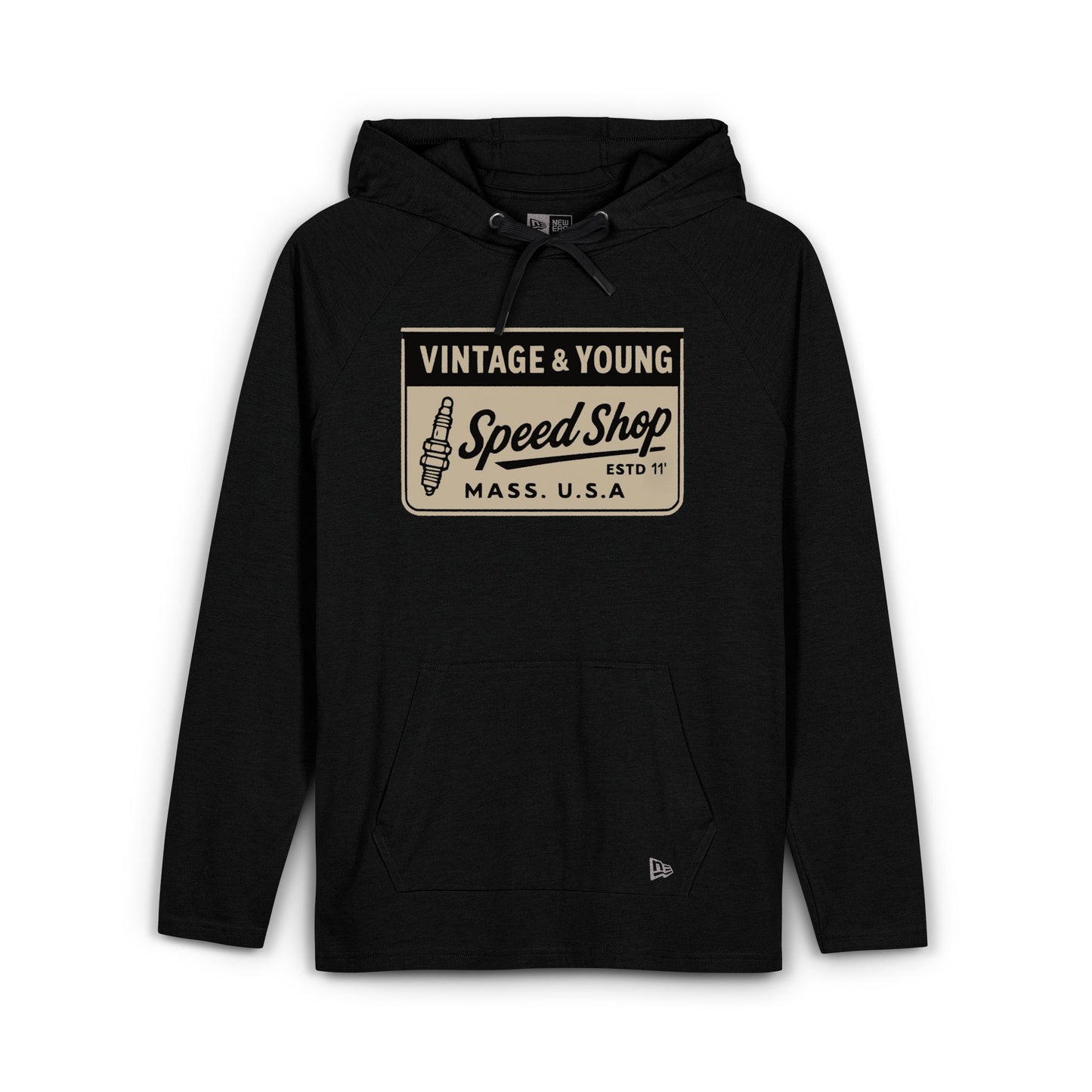 New Era + Vintage & Young Lightweight TriBlend Hoodie Speed Shop