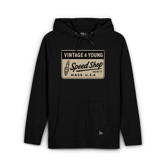 New Era + Vintage & Young Lightweight TriBlend Hoodie Speed Shop
