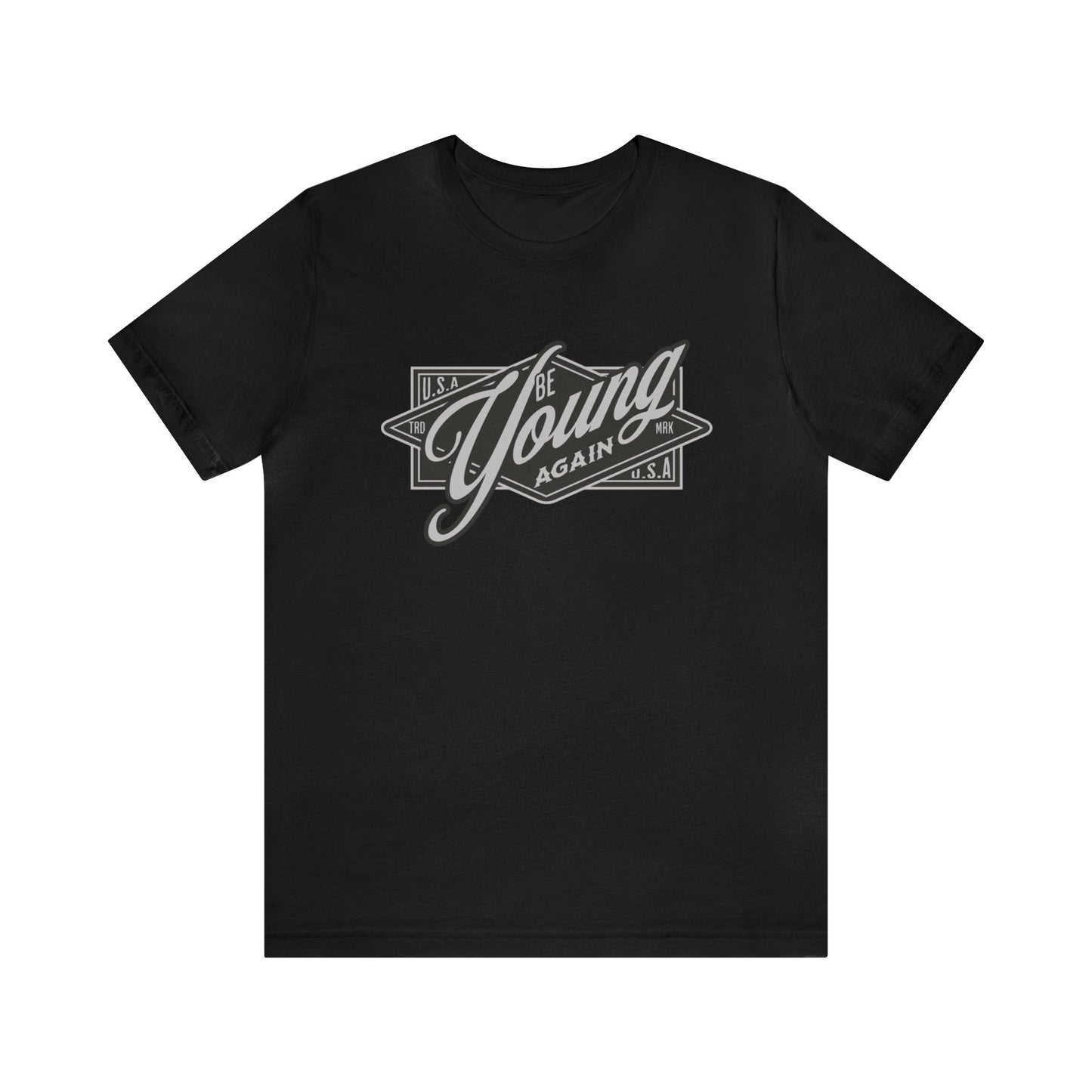 Art Deco 'Be Young Again' Tee