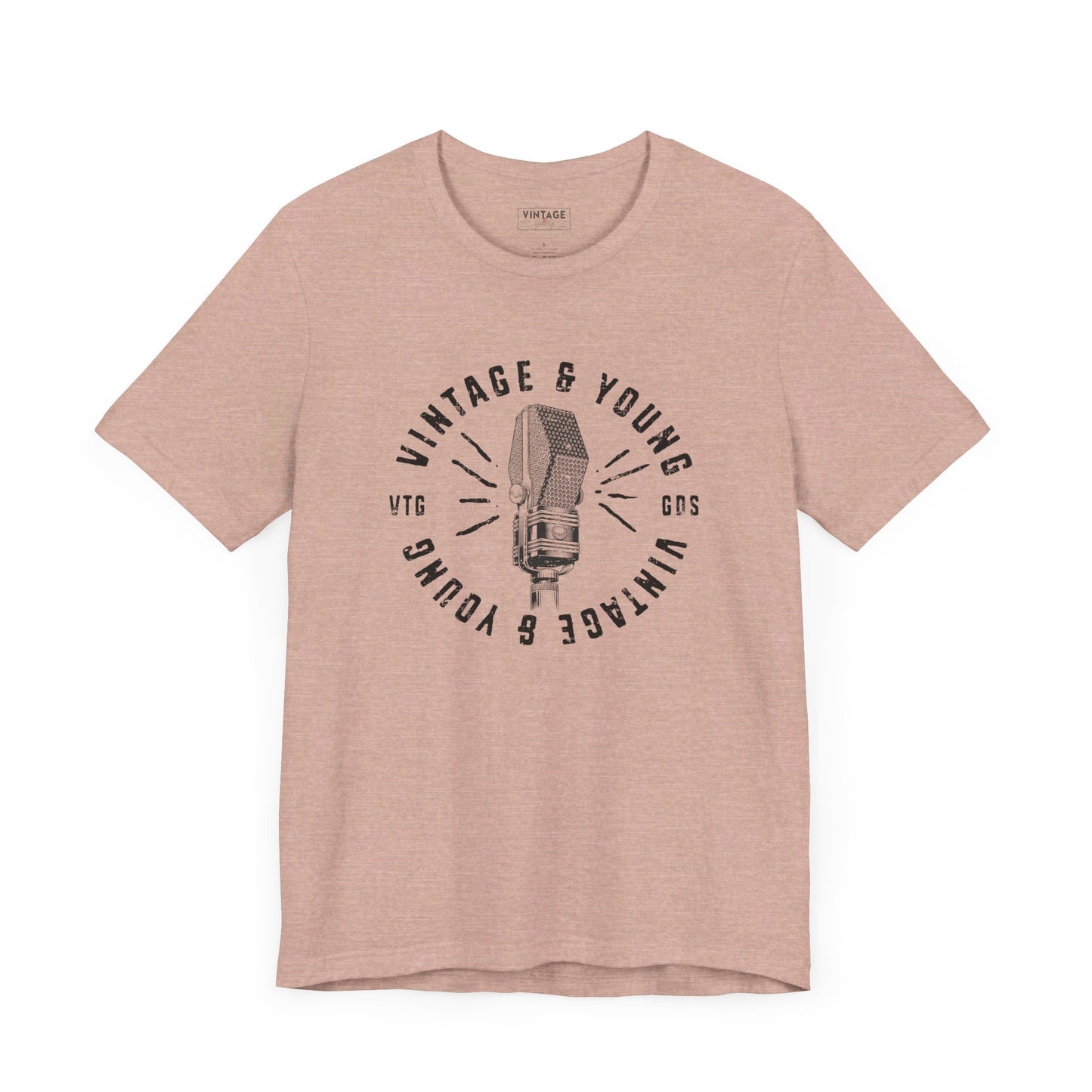 Vintage & Young Classic Microphone Tee