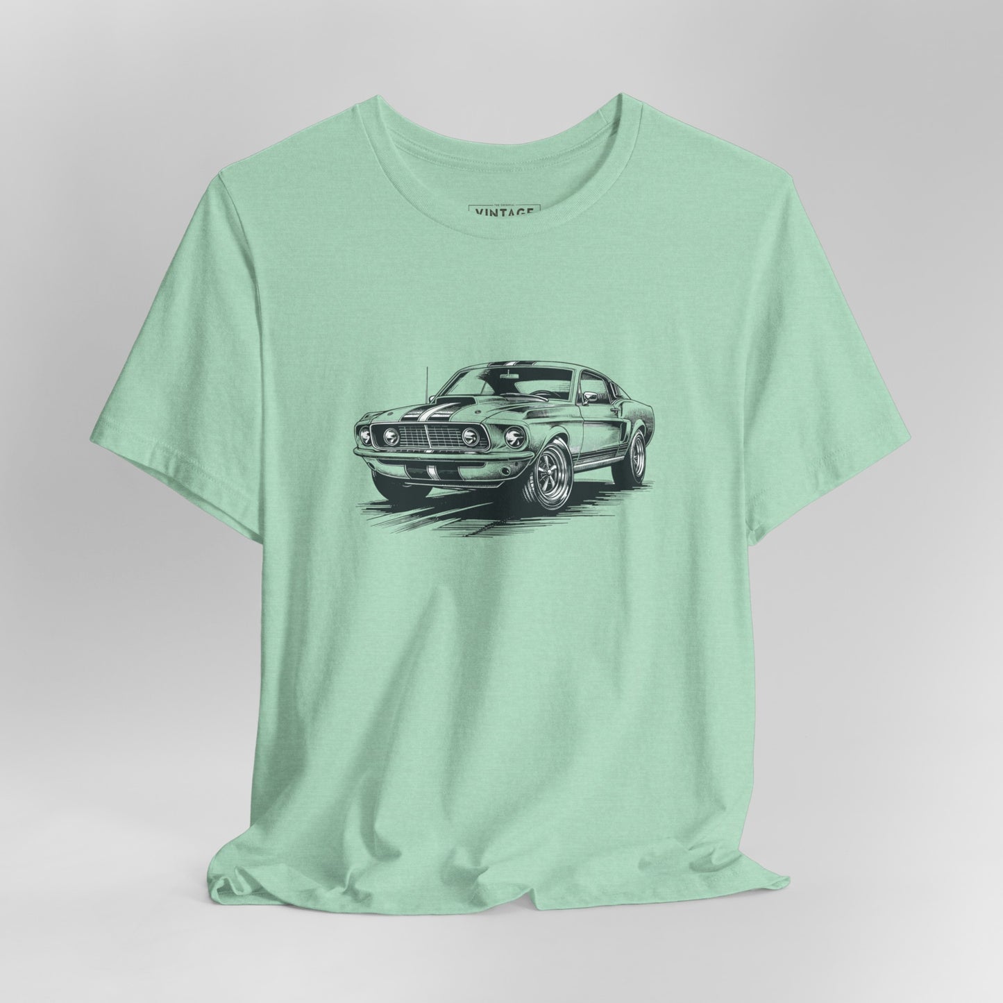 Vintage Mustang Hand-Drawn Style T-Shirt