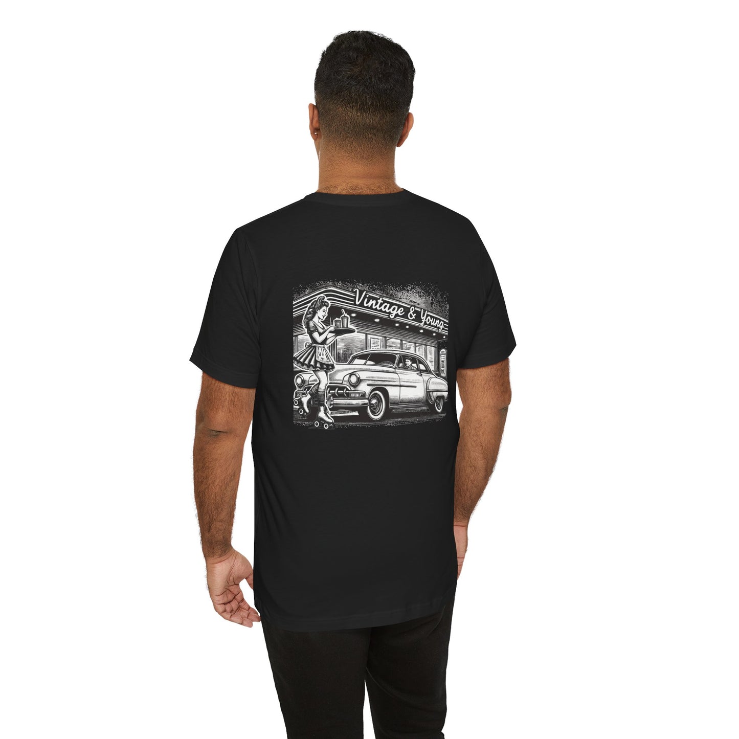 Drive- In Diner Tee (Backprint)