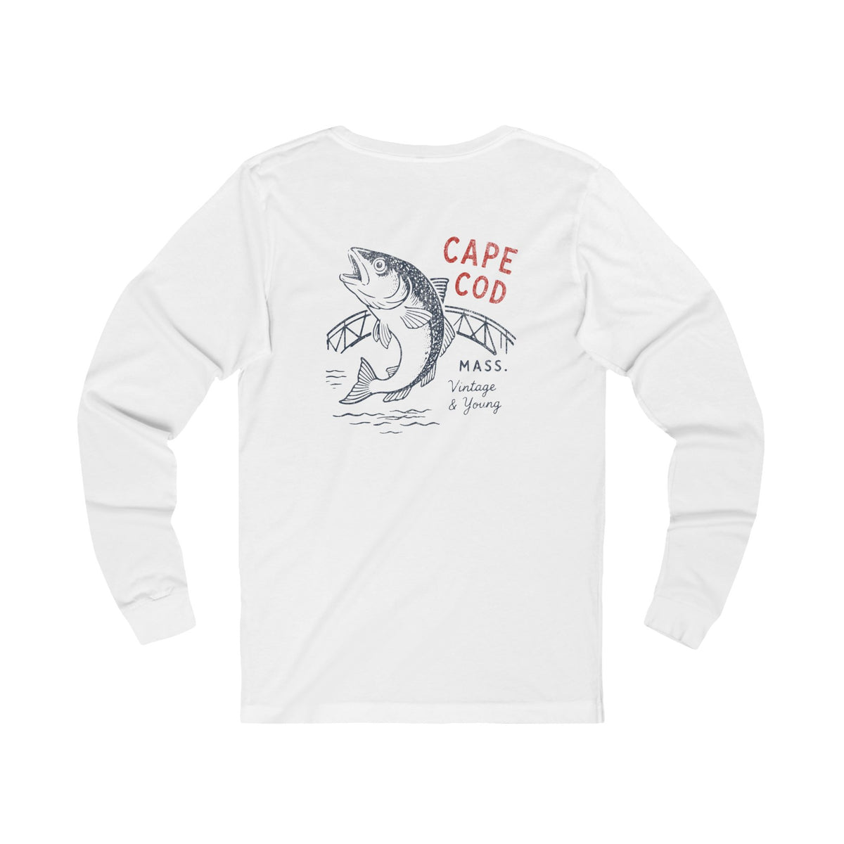 Cape Cod Striper Long Sleeve Tee
