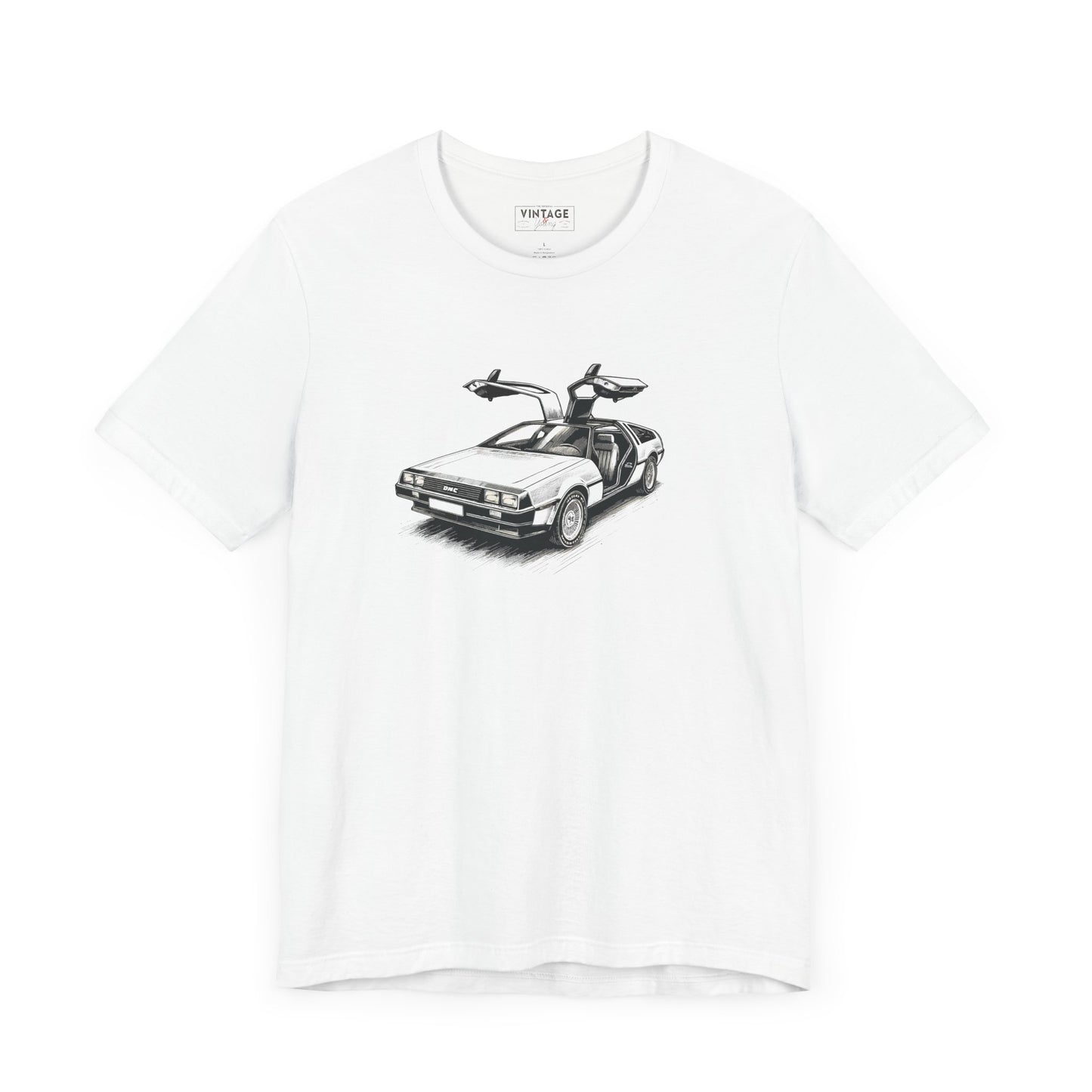 Delorean Sketch Graphic Tee