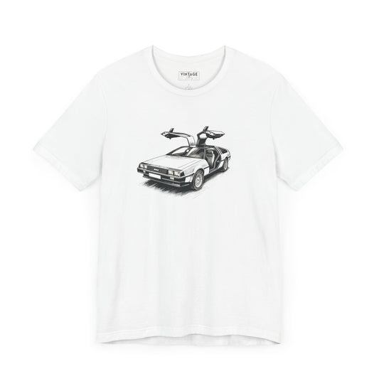 Delorean Sketch Graphic Tee