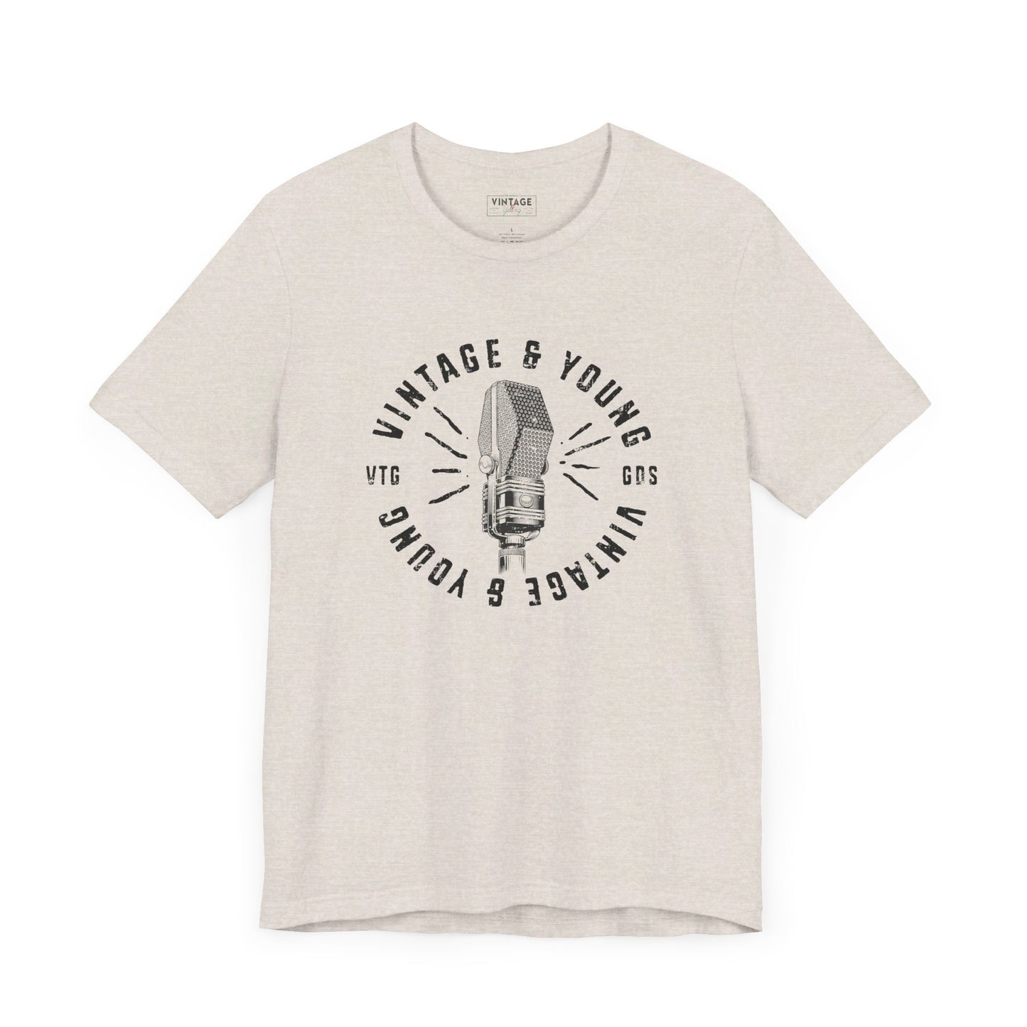 Vintage & Young Classic Microphone Tee