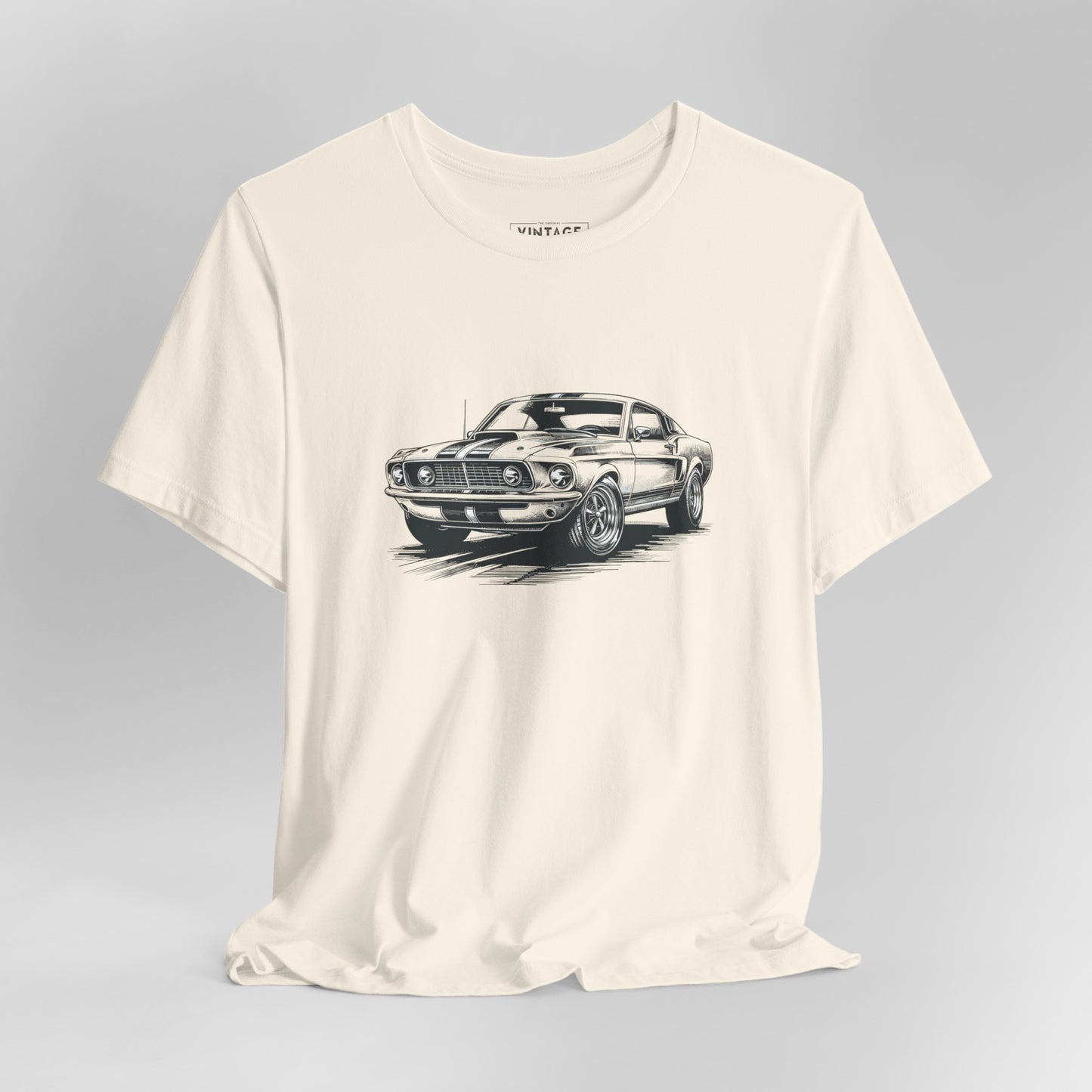 Vintage Mustang Hand-Drawn Style T-Shirt