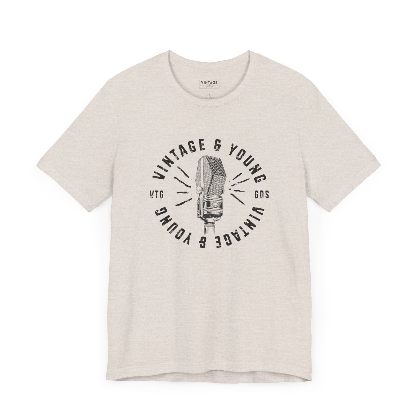 Vintage & Young Classic Microphone Tee