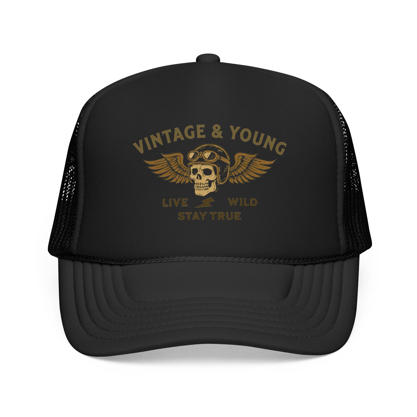 Live wild Stay True Foam Trucker