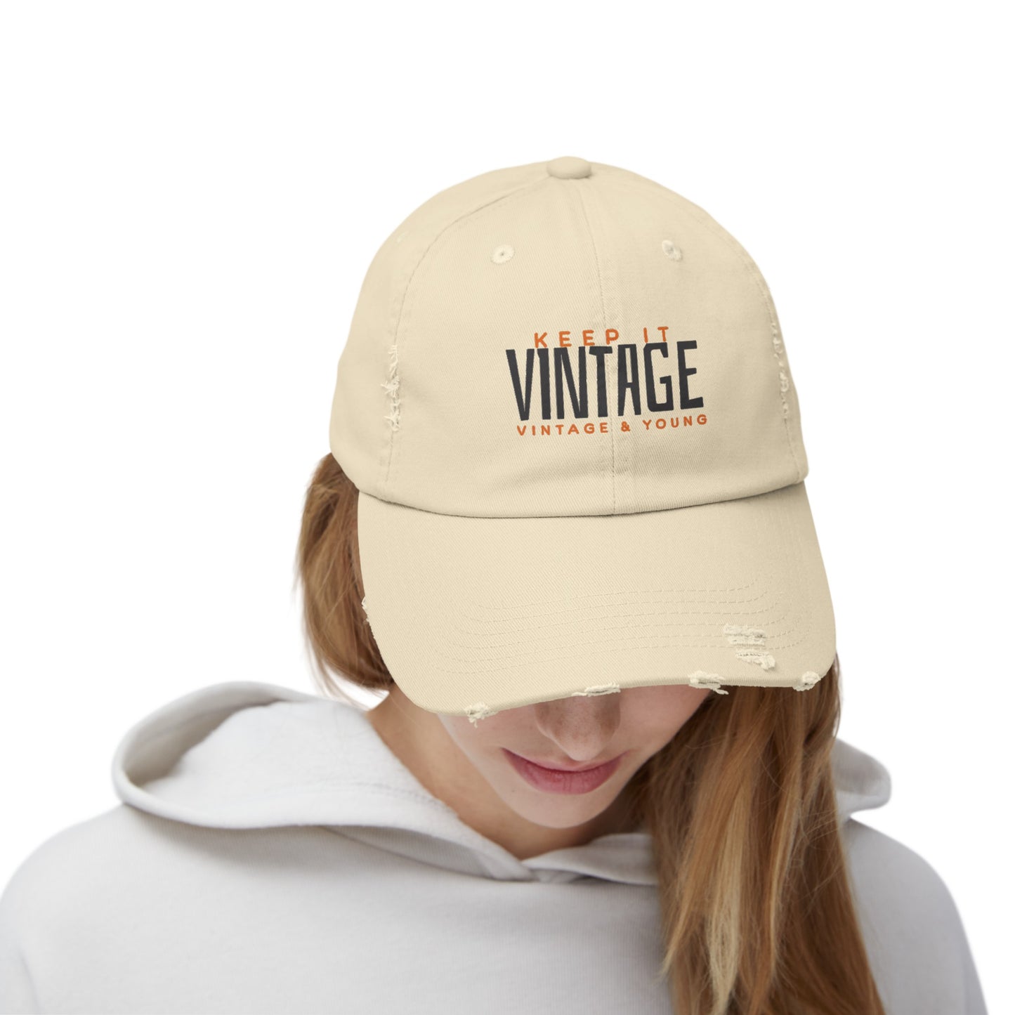 Keep It Vintage Distressed Cap