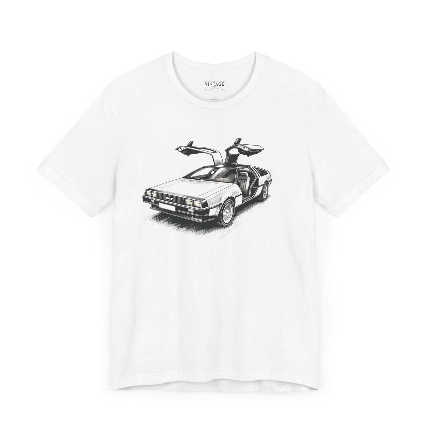 Delorean Sketch Graphic Tee