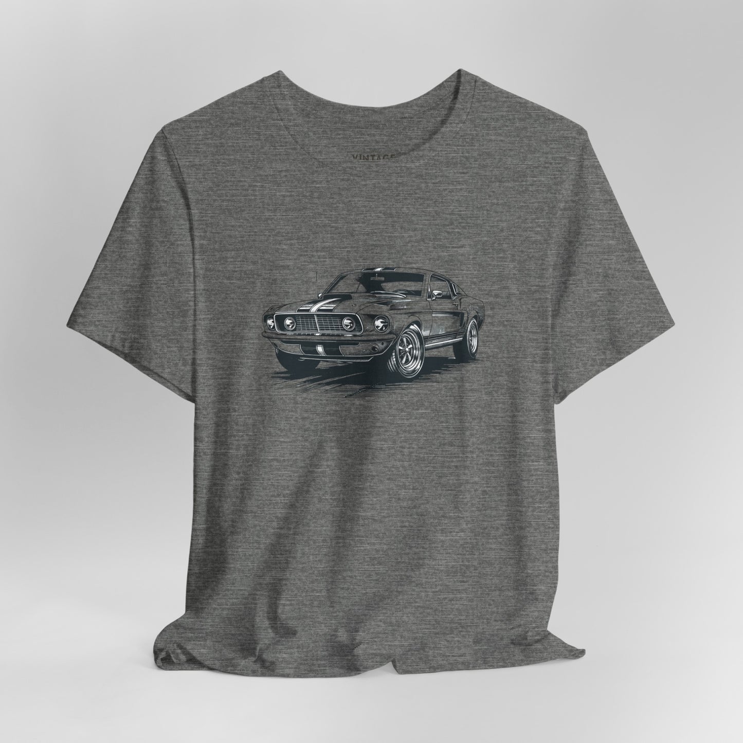 Vintage Mustang Hand-Drawn Style T-Shirt