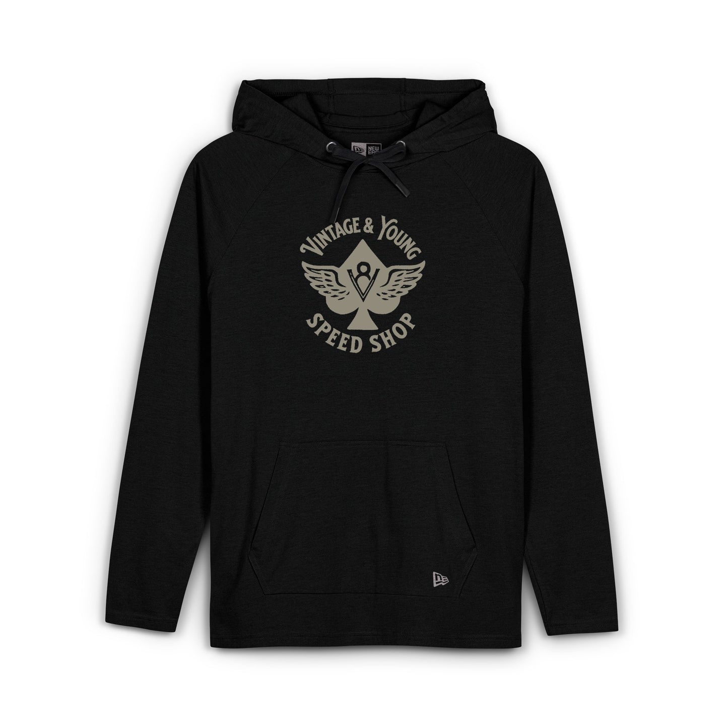 New Era + Vintage & Young Lightweight TriBlend Hoodie V8 Speed Shop