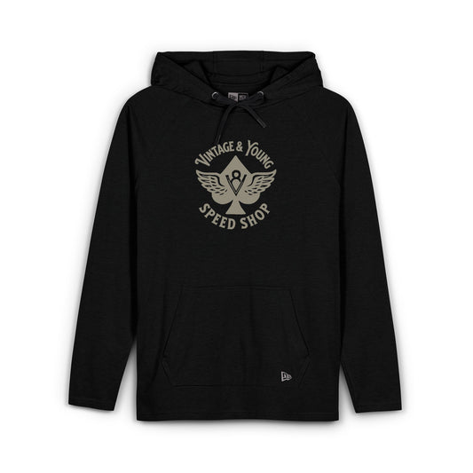 New Era + Vintage & Young Lightweight TriBlend Hoodie V8 Speed Shop