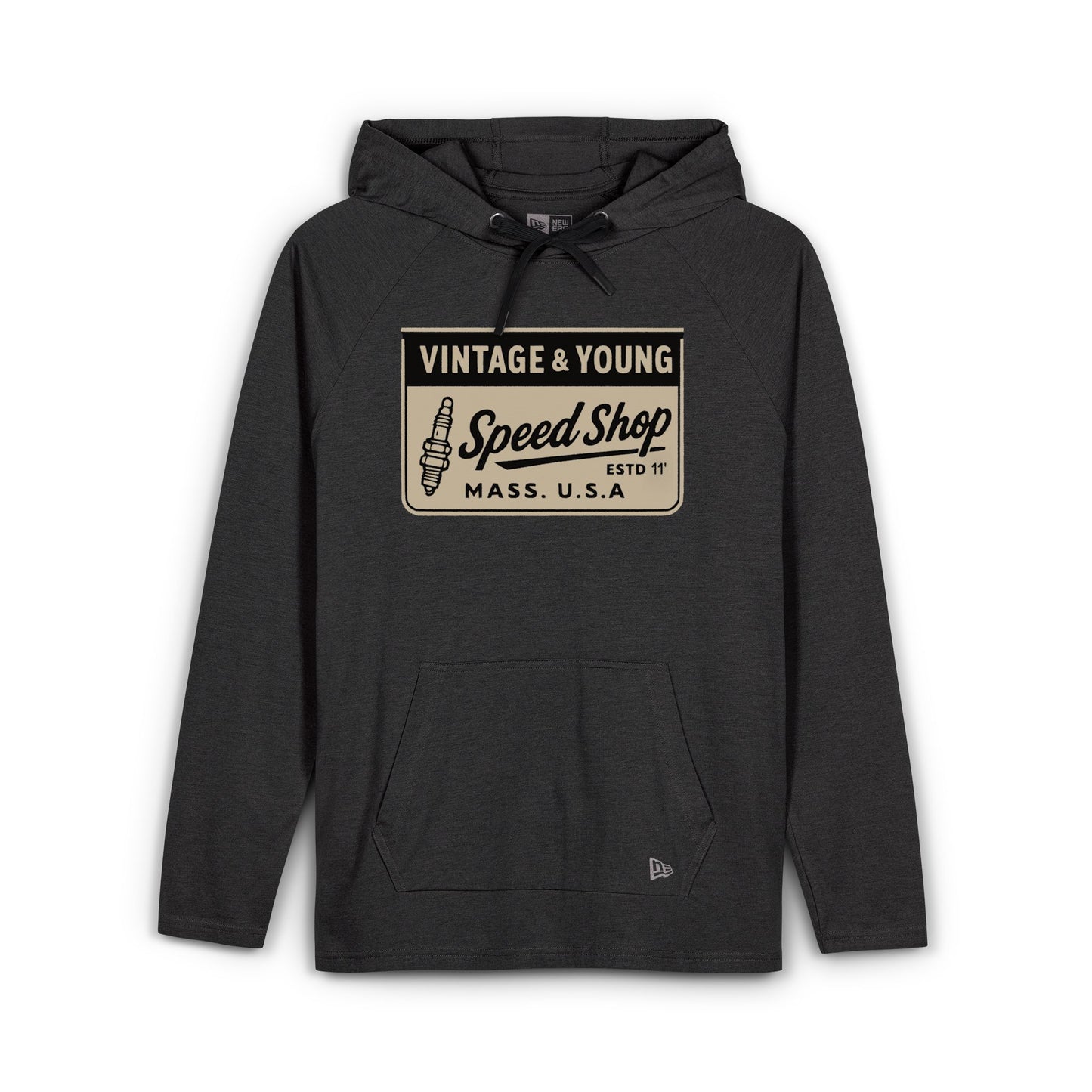 New Era + Vintage & Young Lightweight TriBlend Hoodie Speed Shop