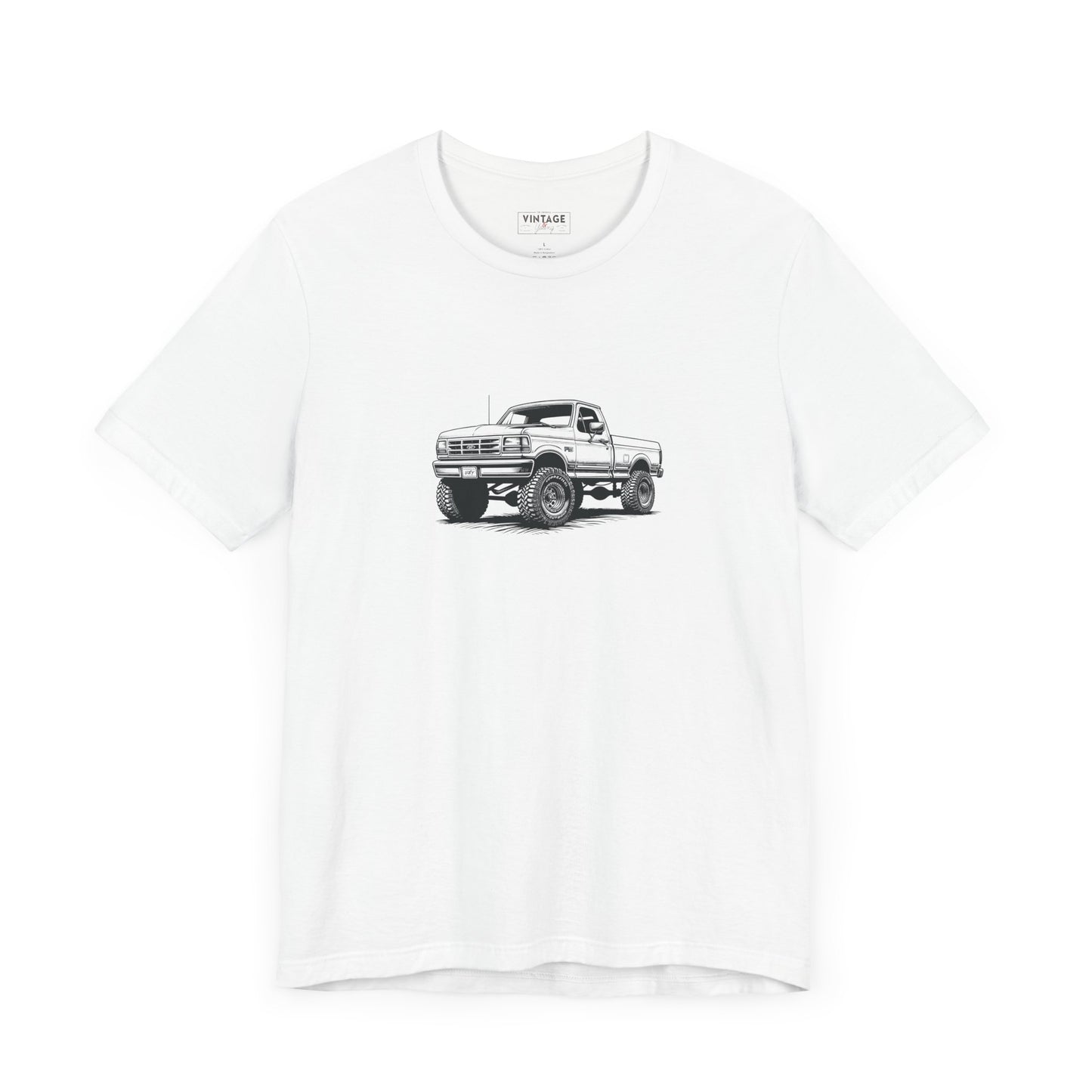 Vintage 1995 F-250 4x4 Hand-Drawn Style T-Shirt