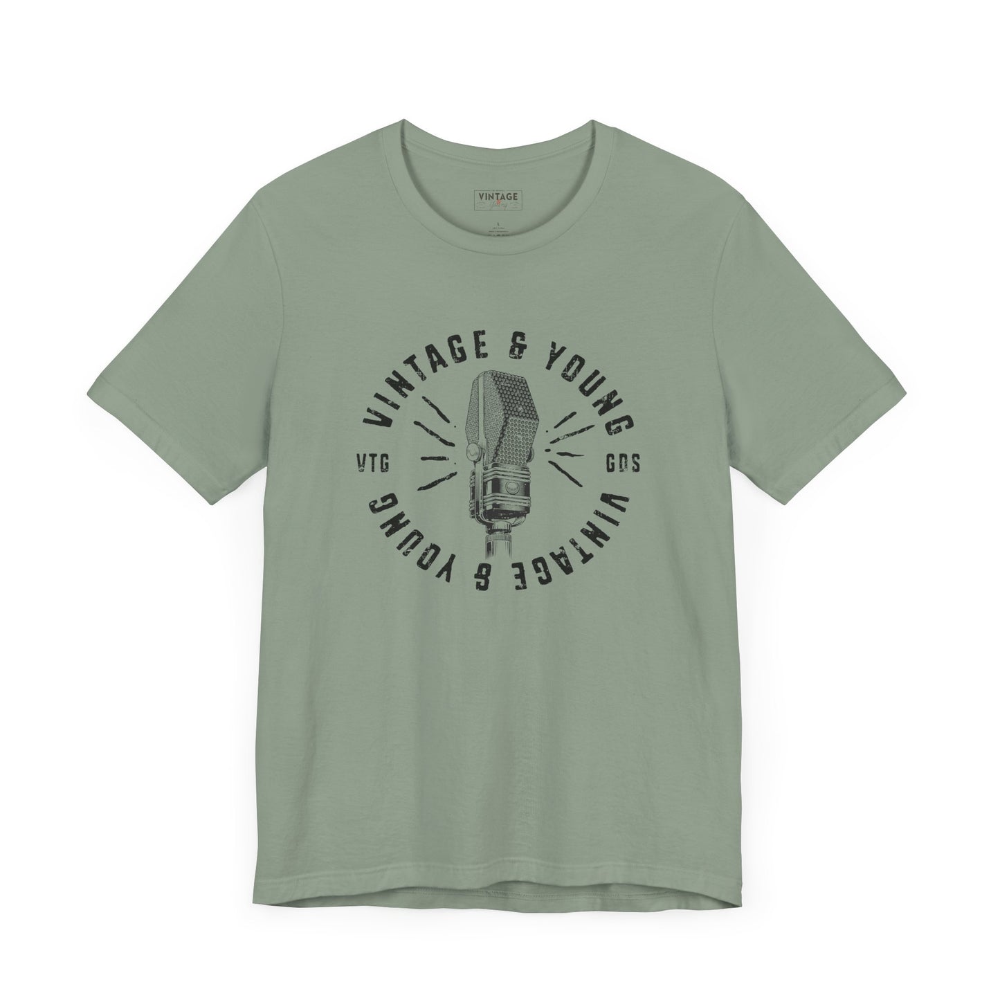 Vintage & Young Classic Microphone Tee