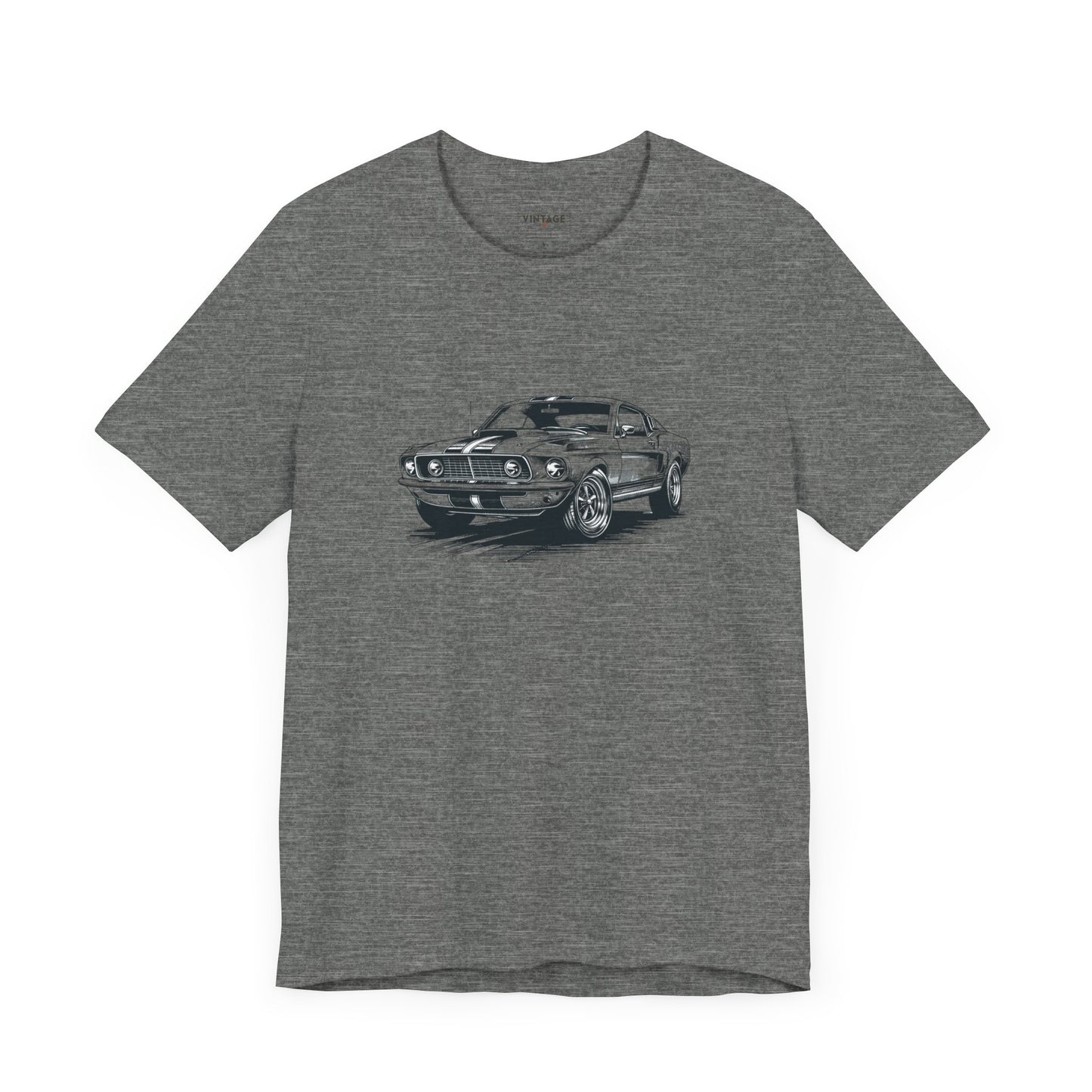 Vintage Mustang Hand-Drawn Style T-Shirt