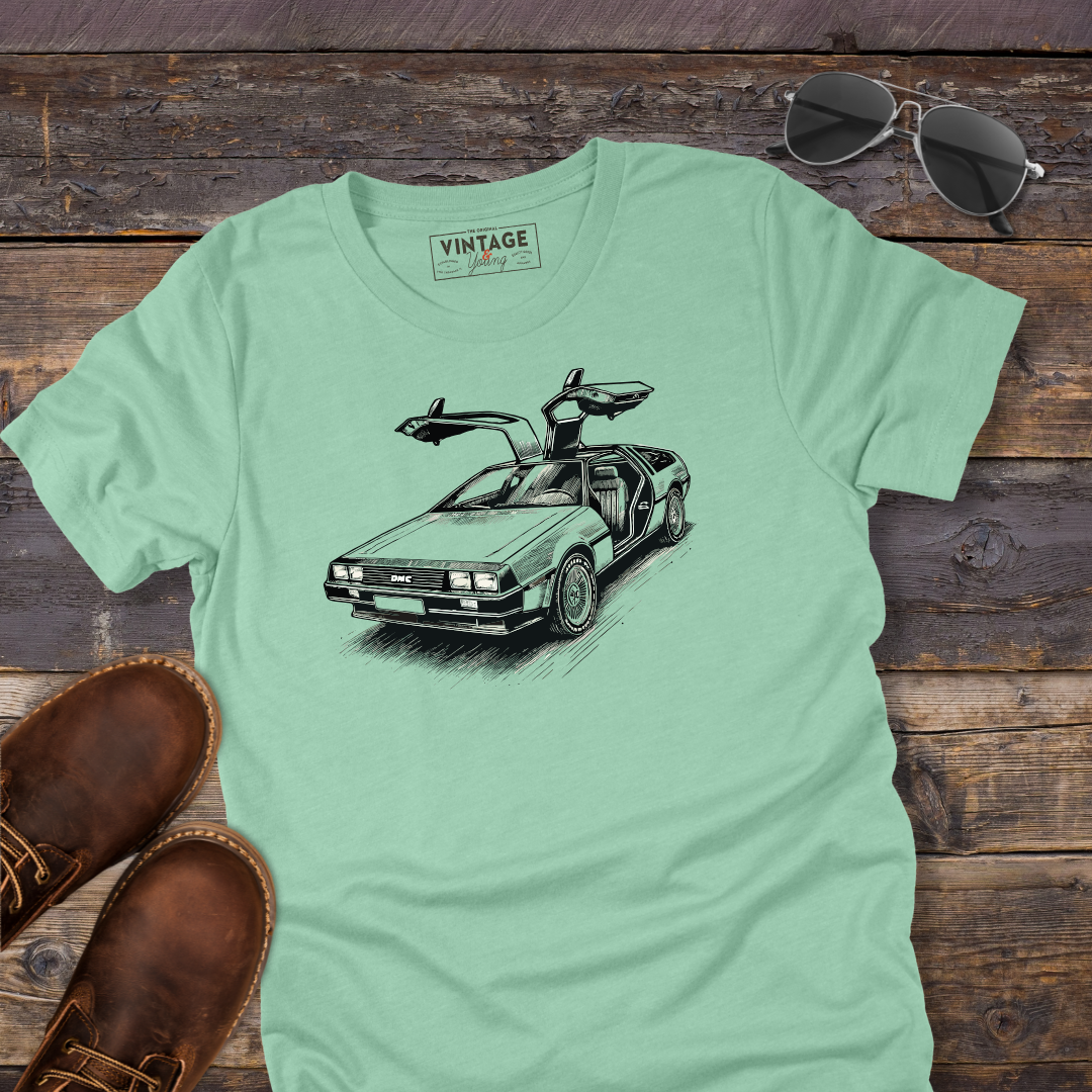 Delorean Sketch Graphic Tee