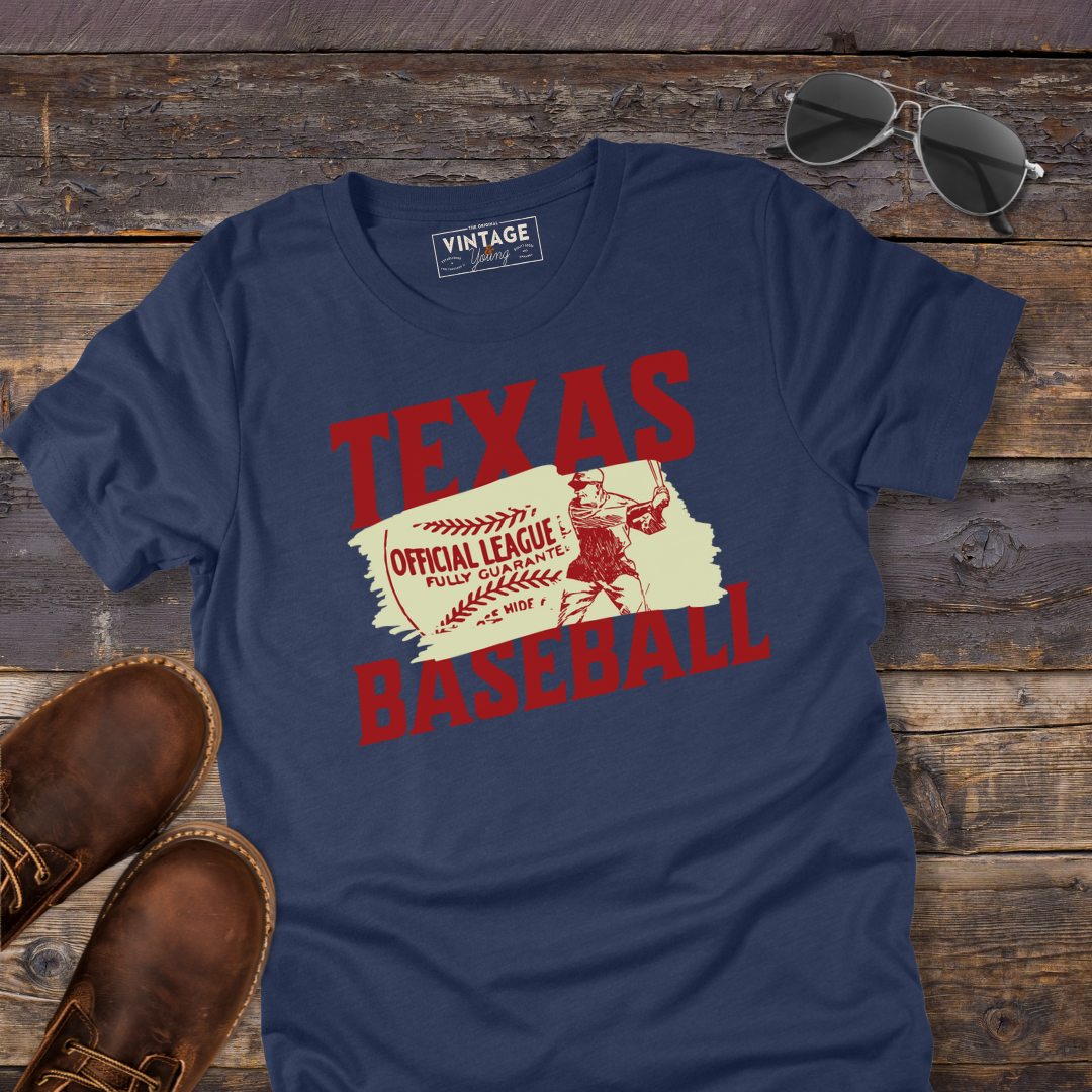 Texas Baseball Retro Tee