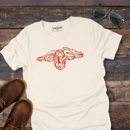 The Winged Wheel Tee