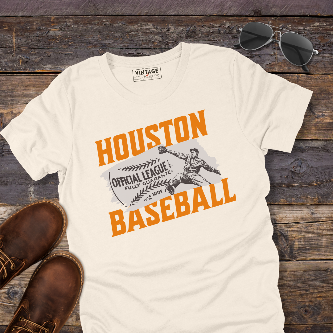 Houston Retro Baseball Tee