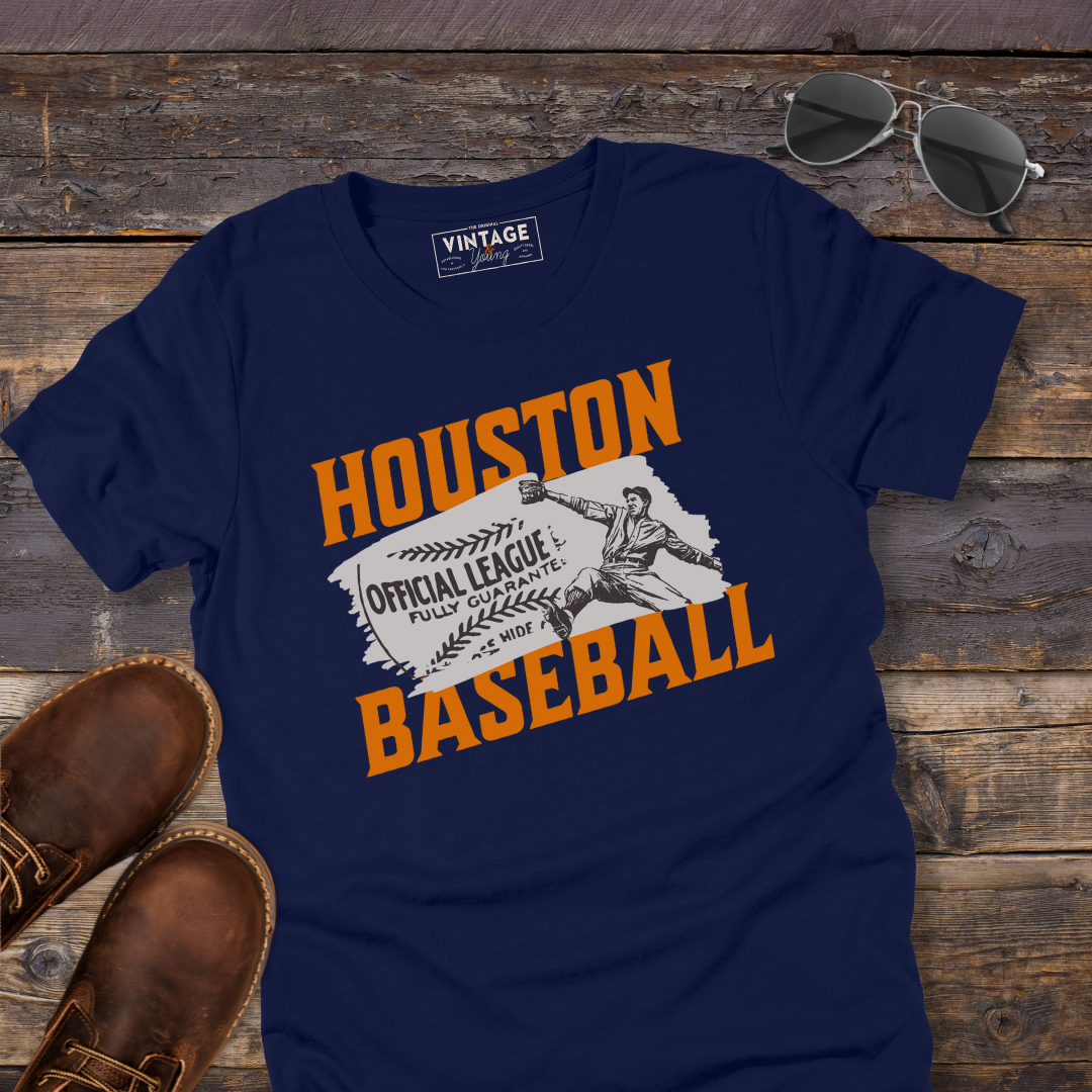 Houston Retro Baseball Tee