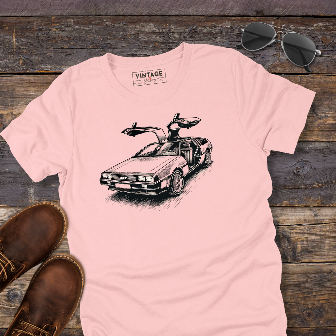 Delorean Sketch Graphic Tee