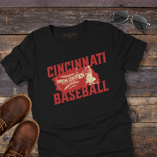 Cincinnati Retro Baseball Tee