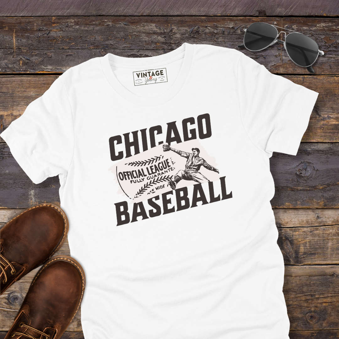 Chicago Retro Baseball Tee White Sox