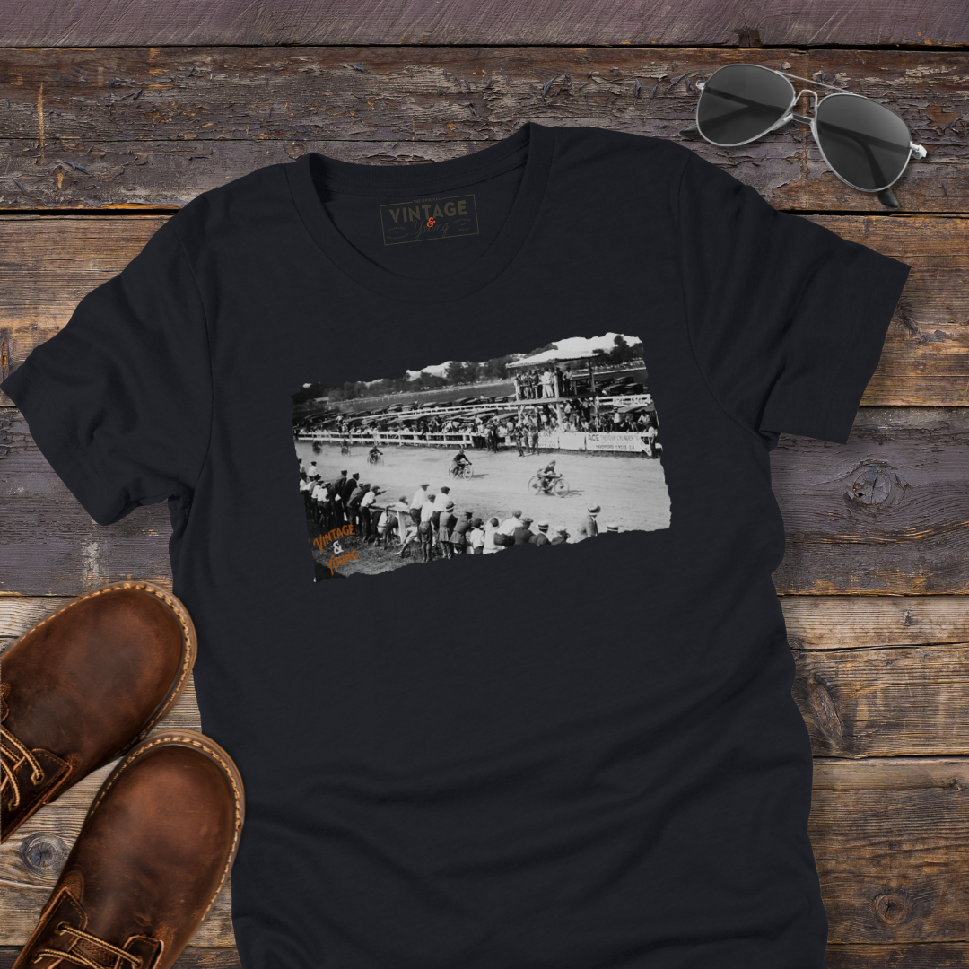 Scrap Book Collection Motorcycle Race Tee